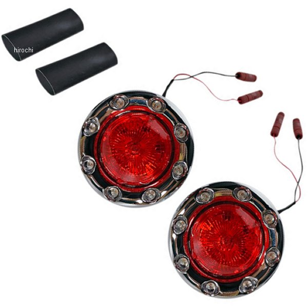 LIGHT LED Bullet Ringz クローム/RED