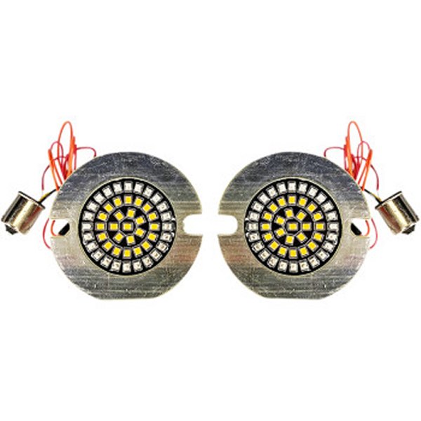 カスタム ダイナミクス LEDウインカーインサート リア シングル球 フラット型