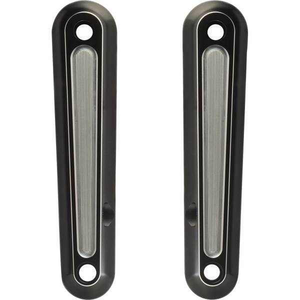 Legit Elypse LED フロント ターン シグナル 22年-23年 ハーレー FLHXST 黒