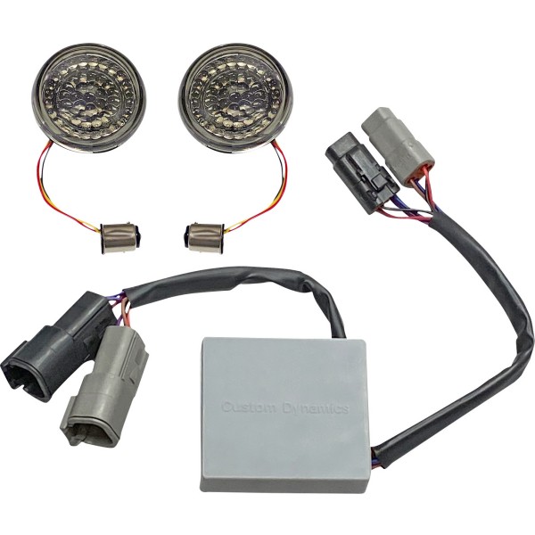 ブレットリアウインカーコントローラー 16年-17年 ハーレー FLSS スモーク