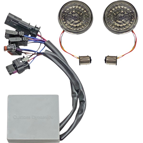 ブレットリアウインカーコントローラー 18年-22年 ハーレー FXBB スモーク