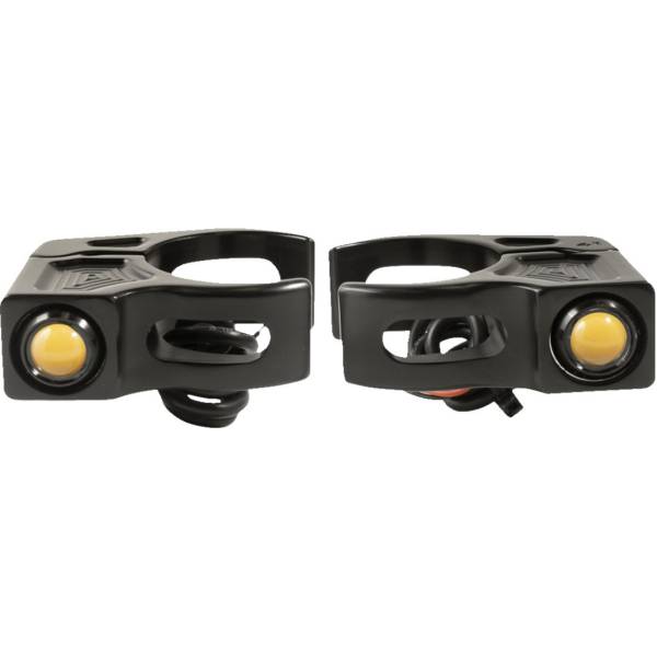 フォークマウント LEDウインカー 49mm アンバー/黒