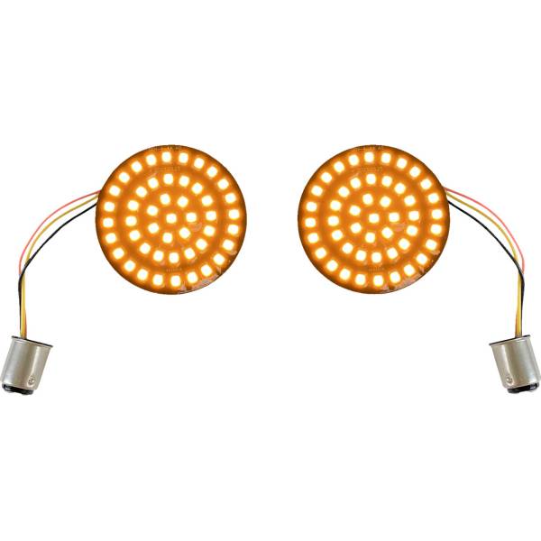 Genesis フロントターンシグナルインサート 22年 ハーレー FXRST アンバー