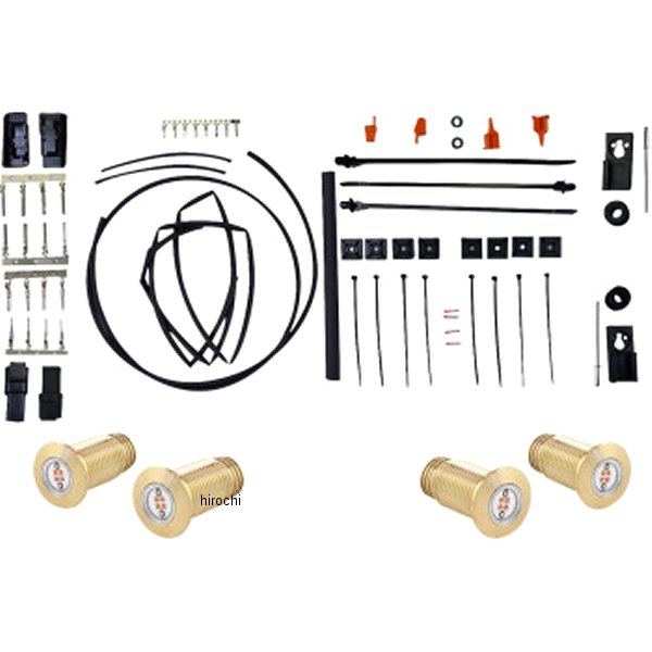 【セール特価】 テールライトキット ライトニングボルト付き ブラス