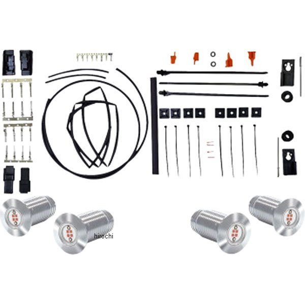 【セール特価】 テールライトキット ライトニングボルト付き シルバー