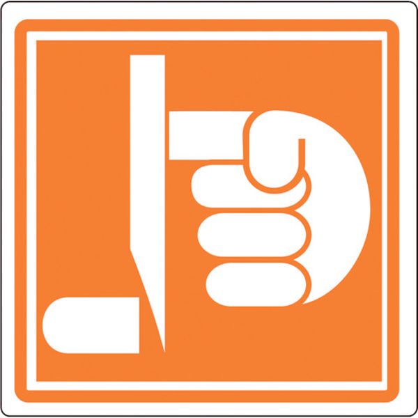 PL警告ステッカー 切断に注意 PL-14(中) 50×50mm 10枚組