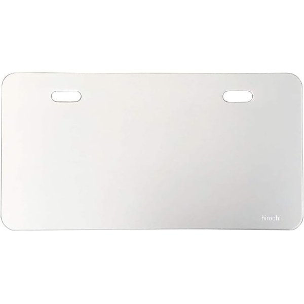 角小型ナンバープレートホルダー タイプ2 原付/原付二種用 シルバー