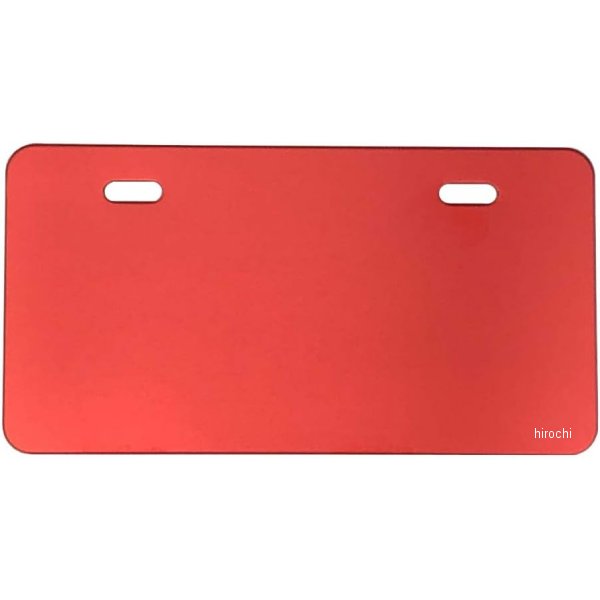 角小型ナンバープレートホルダー タイプ2 原付/原付二種用 赤