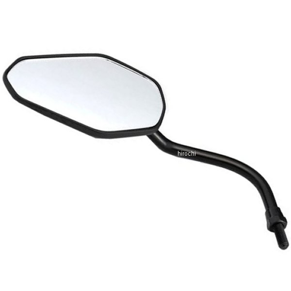 HEPT ミラー 左側 正ネジ M8 黒