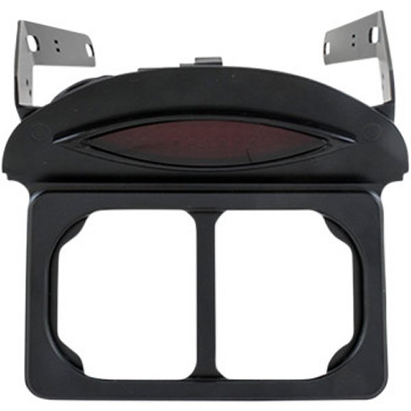 ナンバープレートフレーム サテンブラック ライト無し