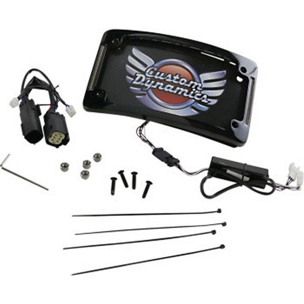 ナンバープレート 14年以降 FLH ラン/ブレーキ/ウインカー Radius 黒