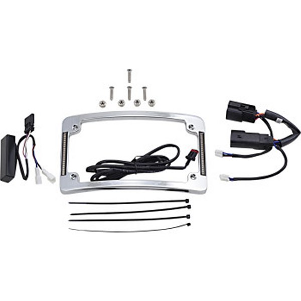 ナンバープレート 14年以降 FLH ラン/ブレーキ/ウインカー Radius クローム