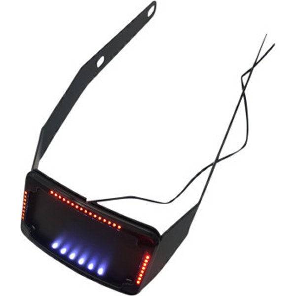 ナンバープレート 18年以降 FLSB ウインカー付 黒