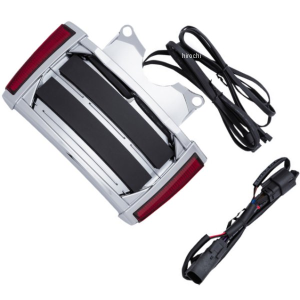 FRAME LP W/LEDS CHR/RED