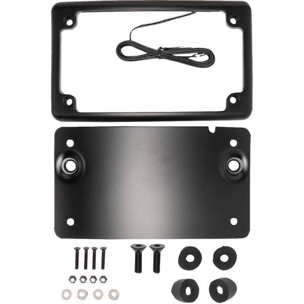 カーブ ナンバープレート キット 17年-23年 ハーレー FLHRXS 黒