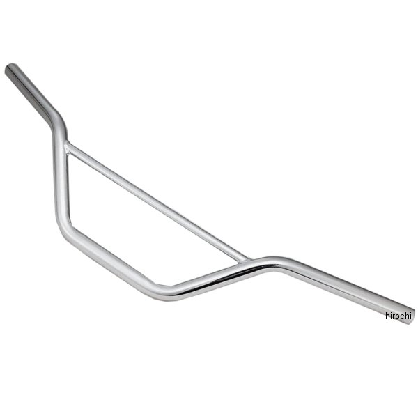 ハンドルバー トラッカー バー付き 22.2mm スチールメッキ