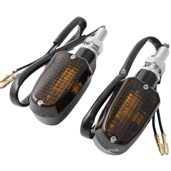 ウインカー スクエア シングル球 黒ステン仕上/スモーク