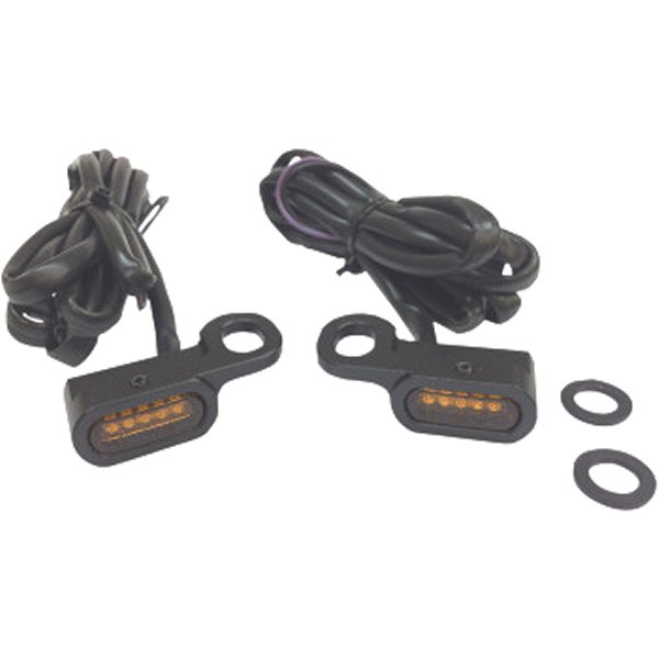 LEDハンドルバーマーカーライト 09年‑16年 FLH 黒/アンバー