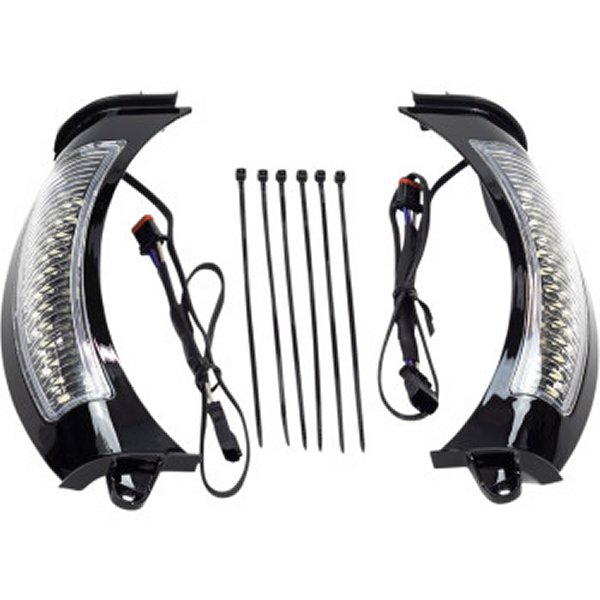 ヘッドライトべセル 7インチ用 15年以降 FLTRX 黒