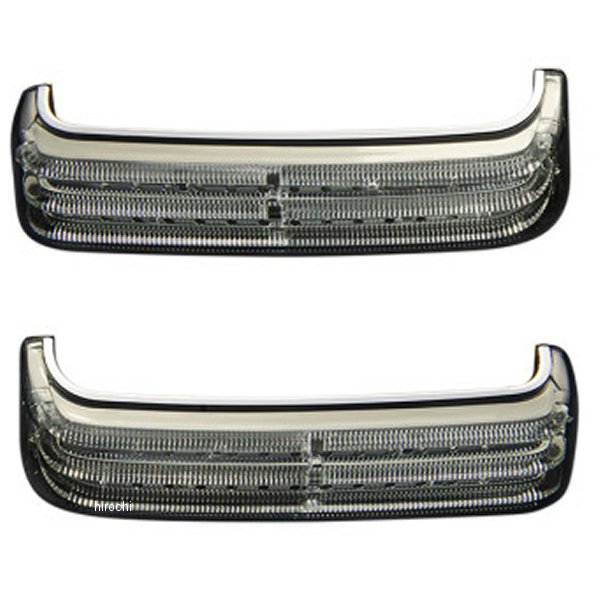 PB-SB-HD-CS カスタムダイナミクス LEDサドルバッグライト 99年‑13年 FLHT クローム/スモーク