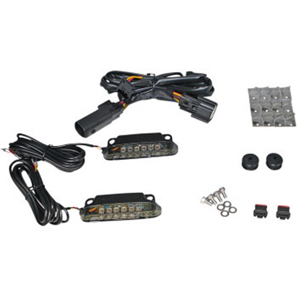 カスタム ダイナミクス LEDサドルバッグ 14年以降 FLHT スモーク