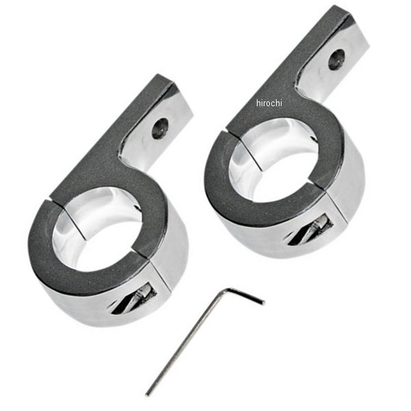 カスタムダイナミクス 取り付けブラケット 1.25インチ クローム