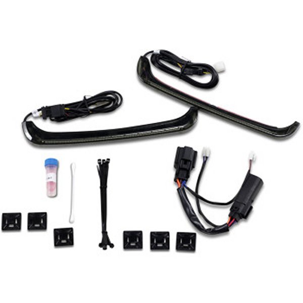 カスタム ダイナミクス LEDサドルバッグライト 14年以降 FLHR スモーク