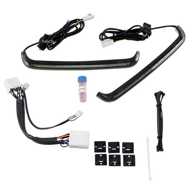 カスタムダイナミクス LEDサドルバッグライト 99年‑13年 FLHT スモーク