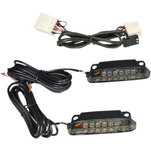 【セール特価】 カスタム ダイナミクス LEDサドルバッグ 09年-13年 FLHT スモーク