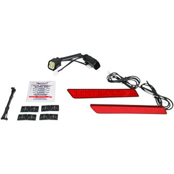 CD-LATCH-SS8-R カスタム ダイナミクス LEDサドルバッグラッチライト 09年-13年 FLHXSE 赤