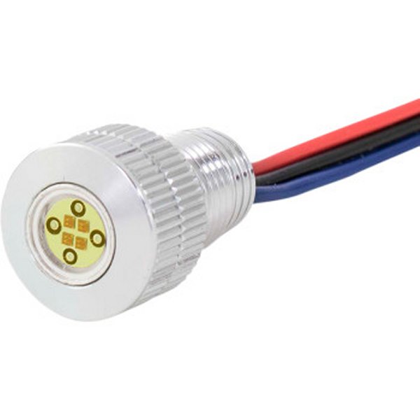 LEDライト ボルト 白/アンバー/シルバー