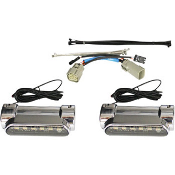 カスタム ダイナミクス エンジンガードLED ウインカー機能付 FLHTCUTG クローム