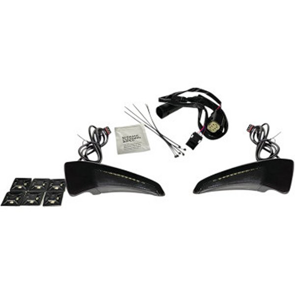 【セール特価】 カスタム ダイナミクス LEDツアーパック CVO 黒/スモーク