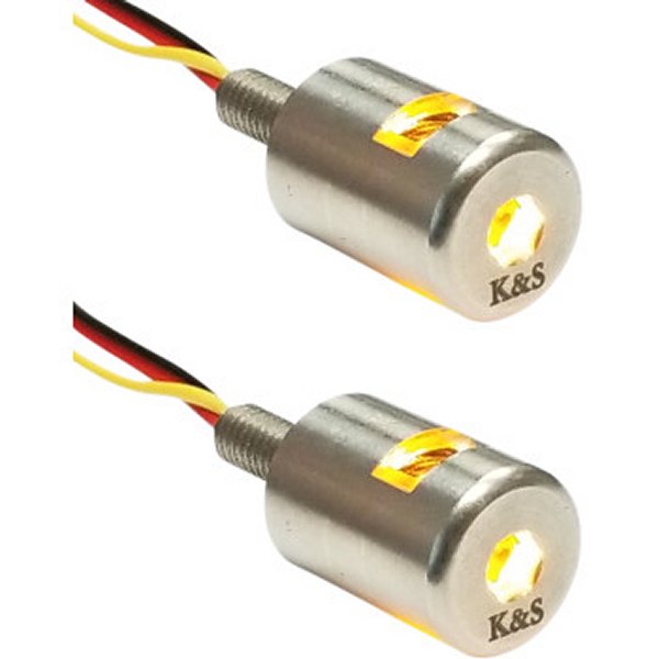 【セール特価】 ナンバープレート ボルトライト ラン/ウインカー/ブレーキ アンバー