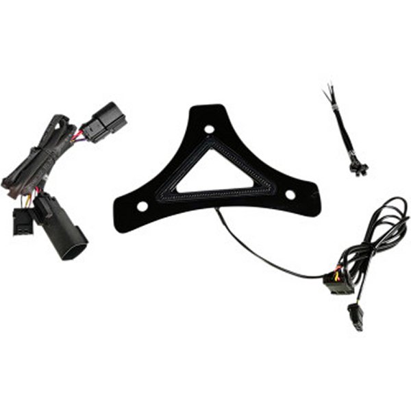 カスタム ダイナミクス LEDバックレスト ブレーキ 14年以降 FLHX 黒