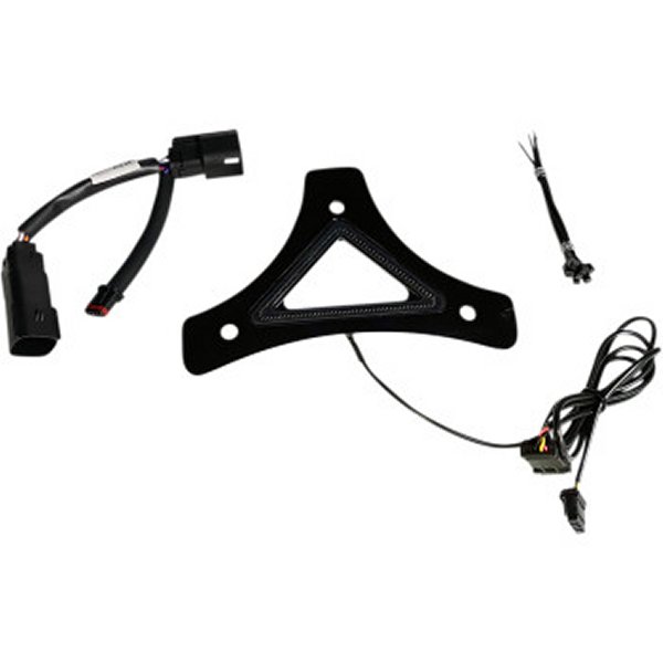 【セール特価】 カスタム ダイナミクス LEDバックレスト ブレーキ 10年-13年 FLHX 黒