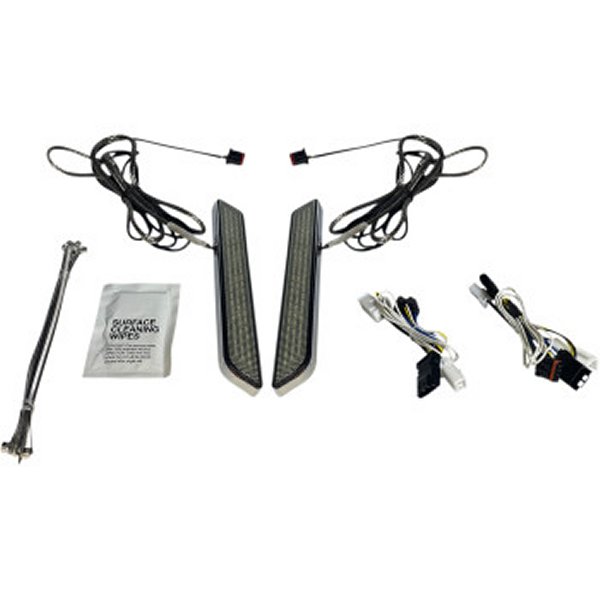 カスタム ダイナミクス LEDフォークライト 14年以降 FLHX スモーク/クローム