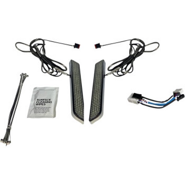 カスタム ダイナミクス LEDフォークライト 99年-13年 FLHR スモーク/クローム