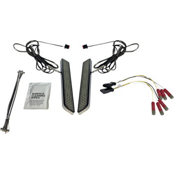 カスタム ダイナミクス LEDフォークライト 汎用 スモーク/クローム