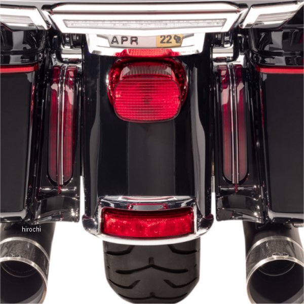 LEDフィラーパネルライト 14年以降 FLHT 黒/赤ウインカー