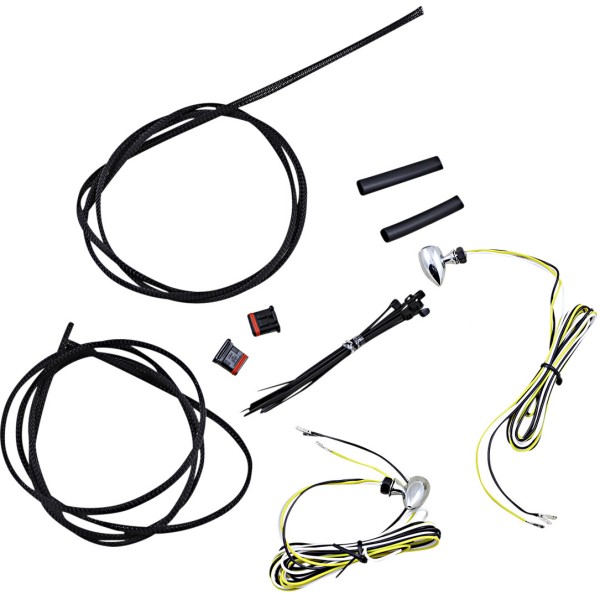 LEDウインカー マイクロ ビレット アンバー/白 クローム