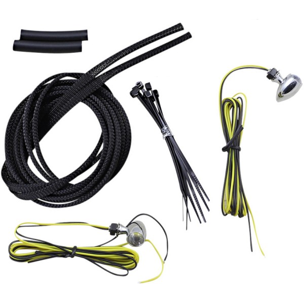 LEDウインカー マイクロ ビレット アンバー クローム