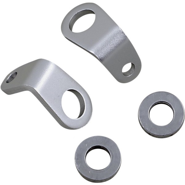 マイクロビレット ウインカー用 マウントブラケット L型 シルバー