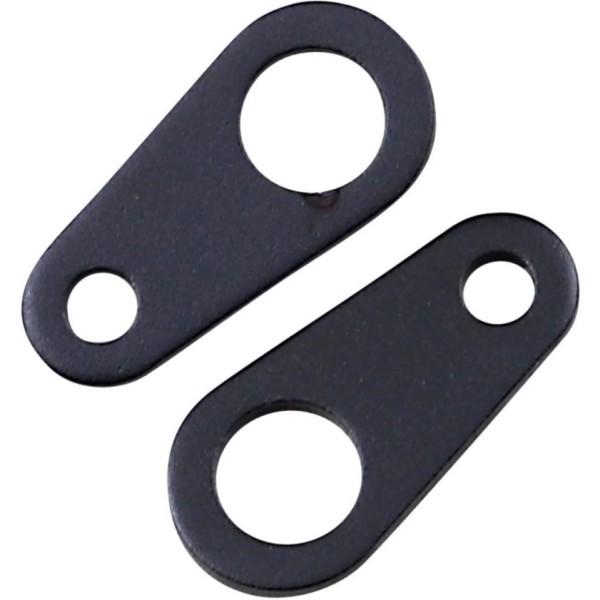 マイクロビレット ウインカー用 マウントブラケット ストレート 黒