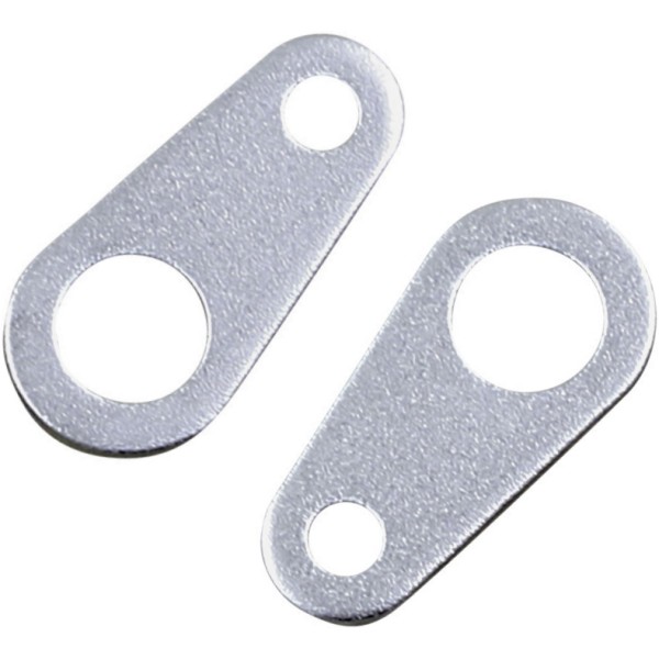 マイクロビレット ウインカー用 マウントブラケット ストレート シルバー