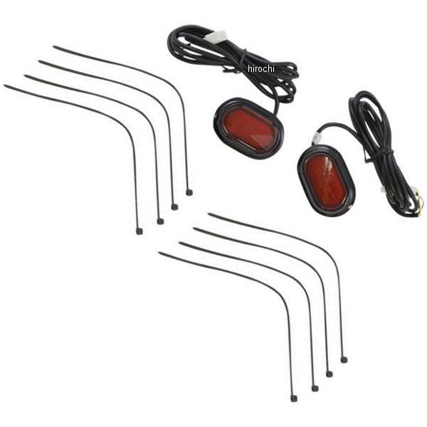 LIGHT アンテナ レッドレンズ 黒