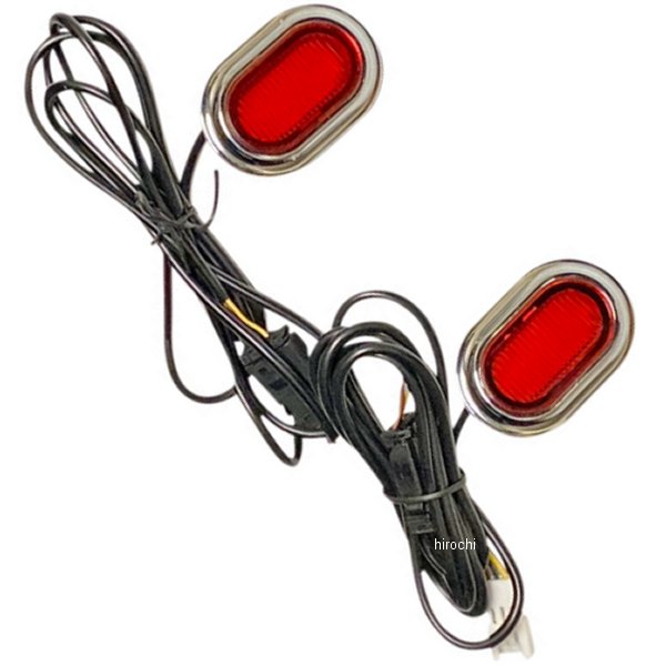 LIGHT アンテナ レッドレンズ クローム