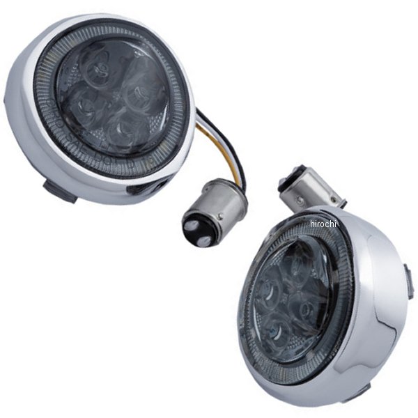 LIGHT FANG FRT CHR/SMK