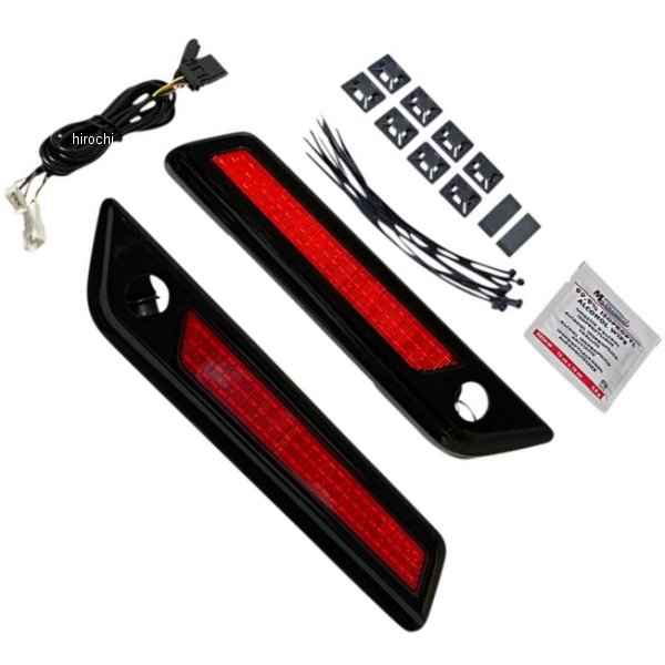 LIGHT サドルバッグ HNGE RED/黒