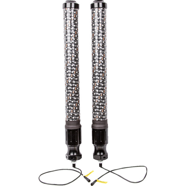 Big Eddy's LED ホイップ ライト 2フィート 黒